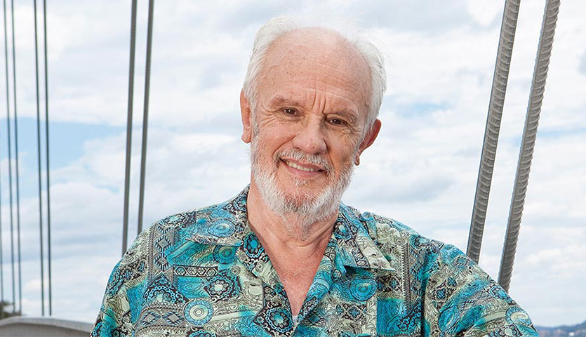 photo of donor James Harrison outdoors smiling at the camera