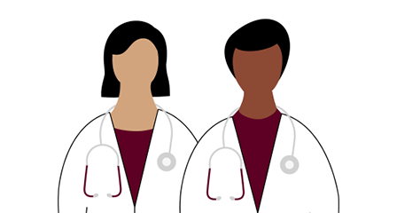 illustration of two scientists