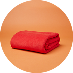 a red blanket