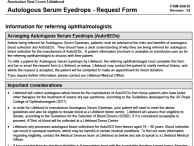 Autologous Serum Eyedrops request form thumbnail