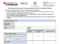 Fetal Neonatal Alloimmune Thrombocytopenia (FNAIT) - Investigation Request