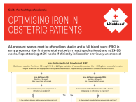 image of iron optimisation flowchart