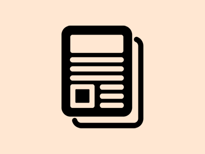 icon of a document